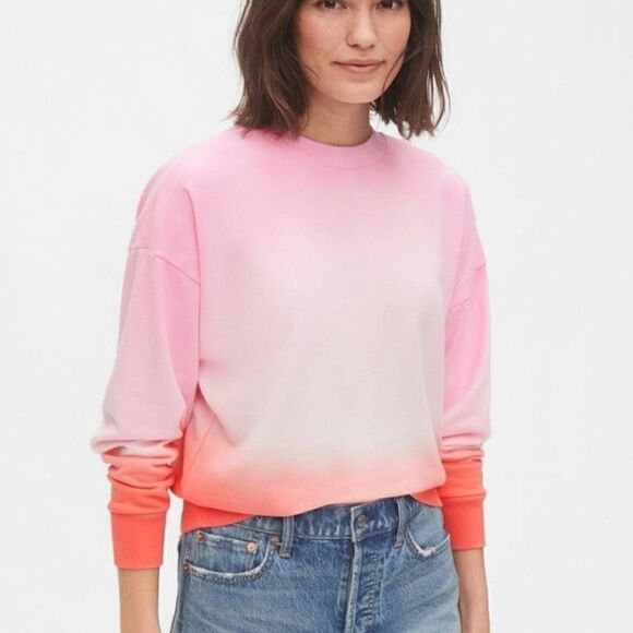 Gap Dip Dyed Tie Dye Sweatshirt Medium - Picture 1 of 5